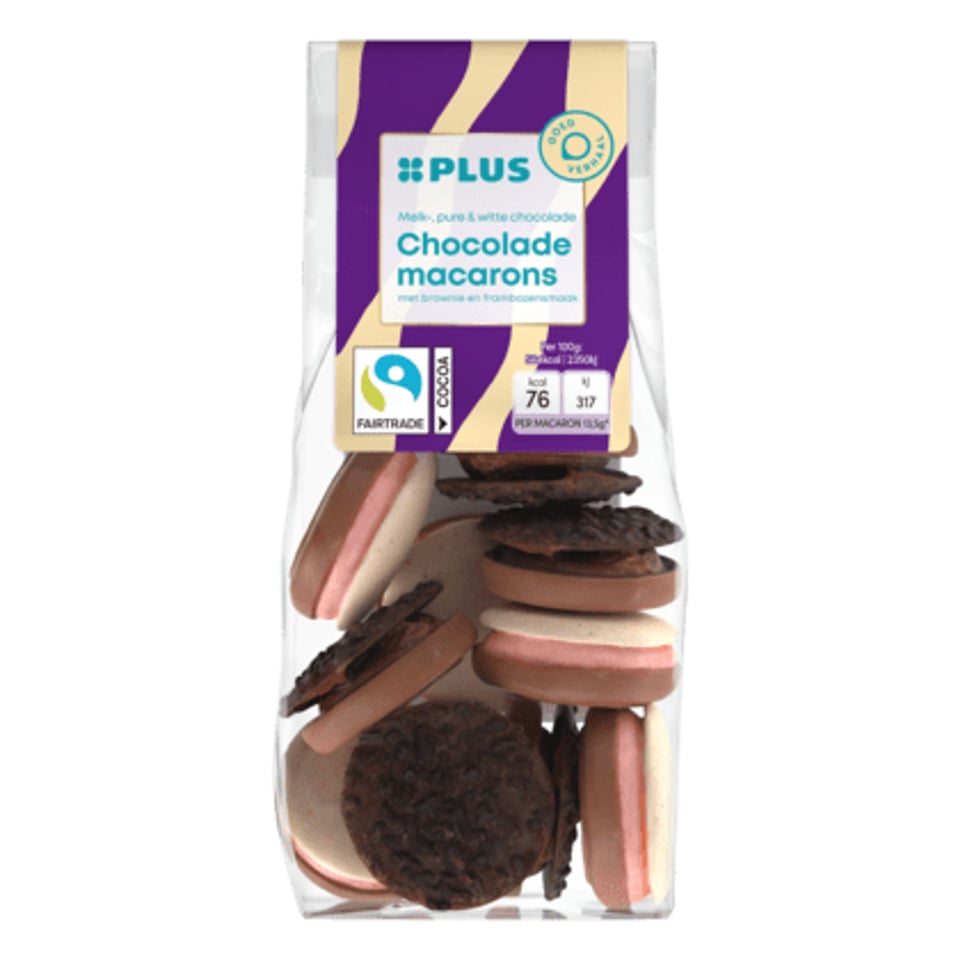 PLUS Chocolade Macarons