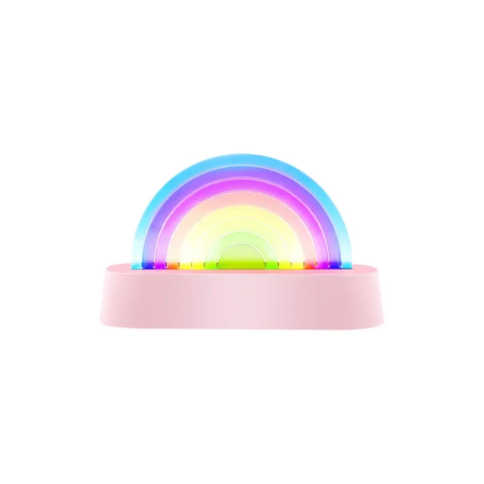 Lalarma - Dancing Rainbow Lamp Pink