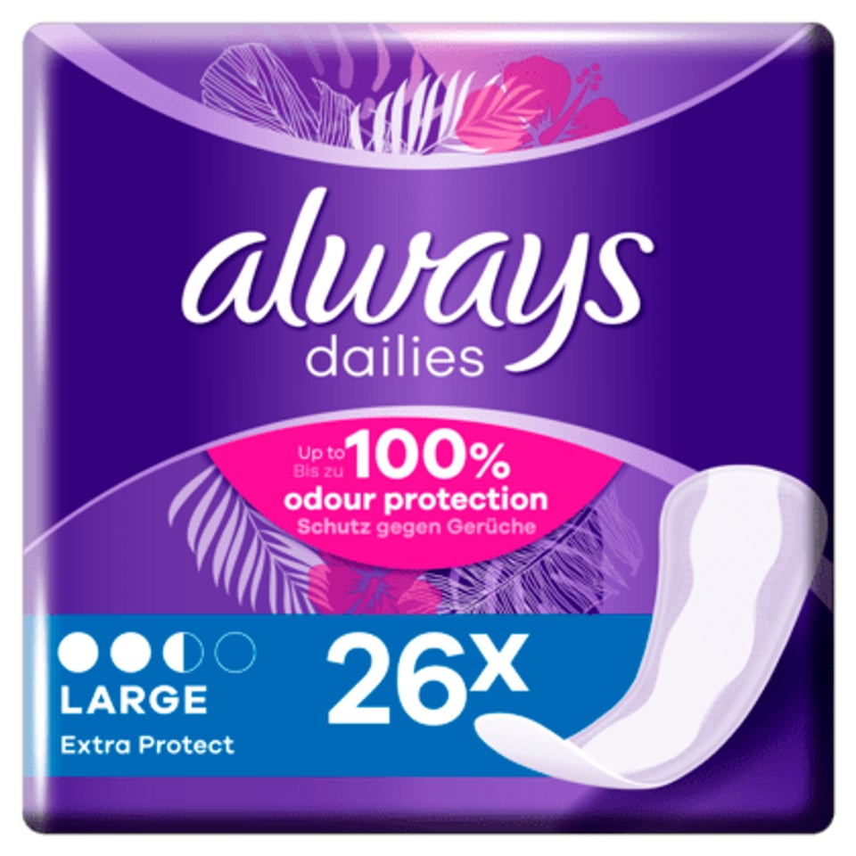 Always Inlegkruisjes Protect Long 0% Perfume