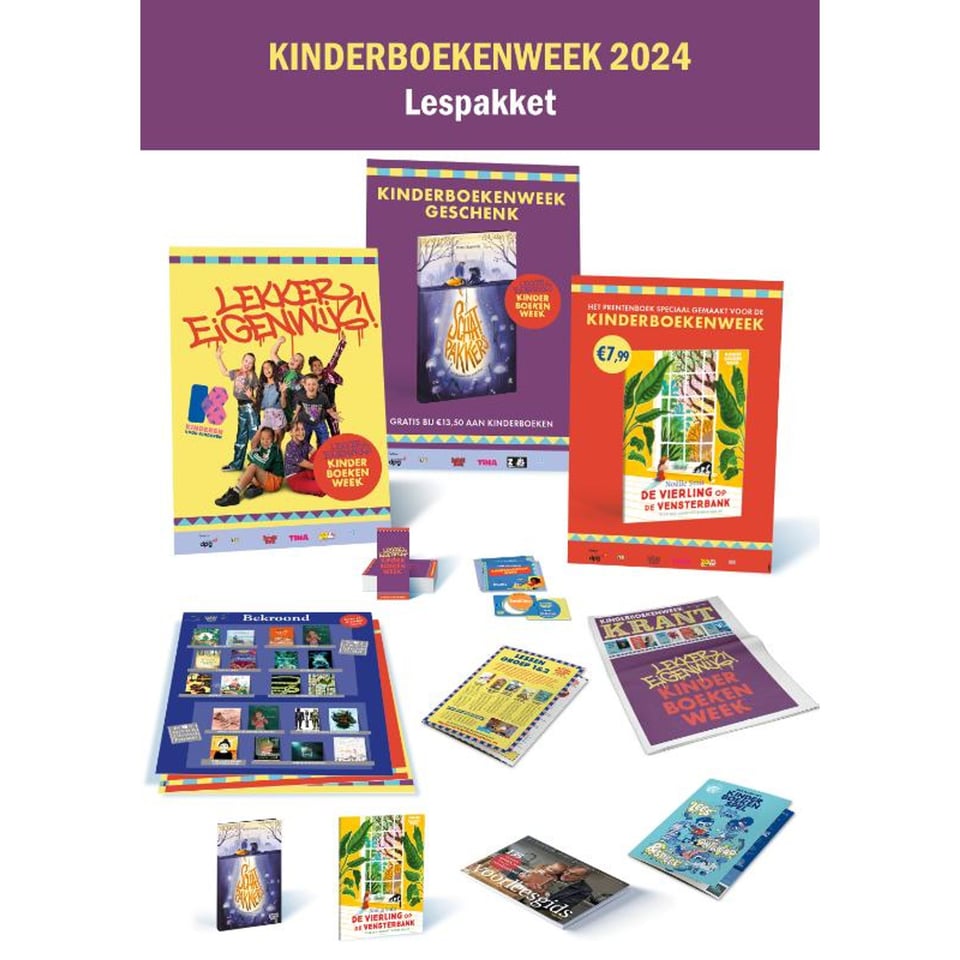 CPNB Lespakket Kinderboekenweek 2024 Met De Thematitels Voor Groep 3 & 4