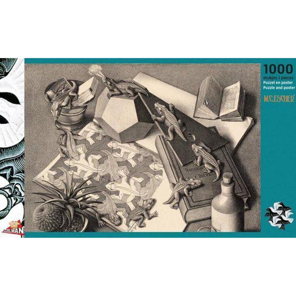Puzzle 1000st. Reptielen - M.C. Escher