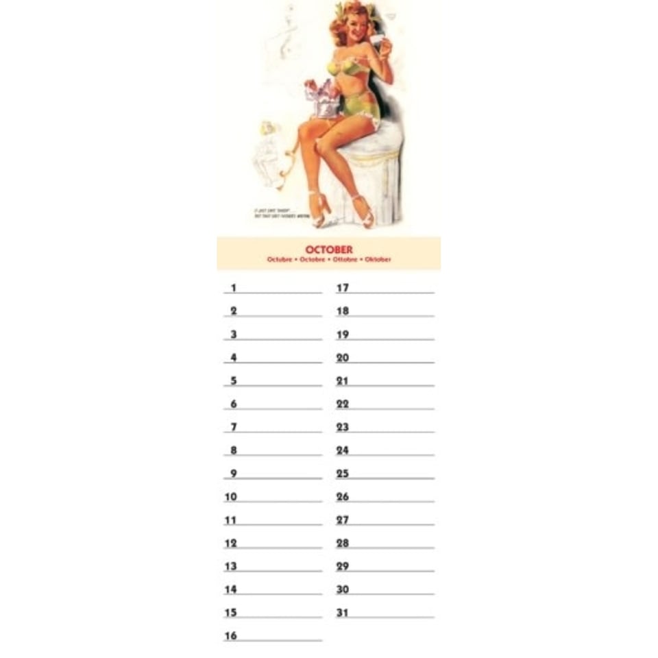 Pin Up History Verjaardagskalender