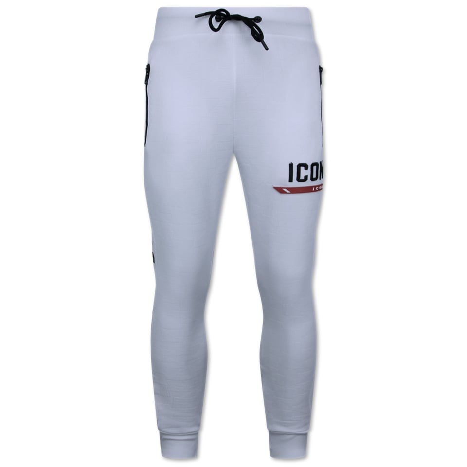Huispak ICON - Trainingspak Heren - Joggingpak Heren Volwassenen - 3877 - Wit
