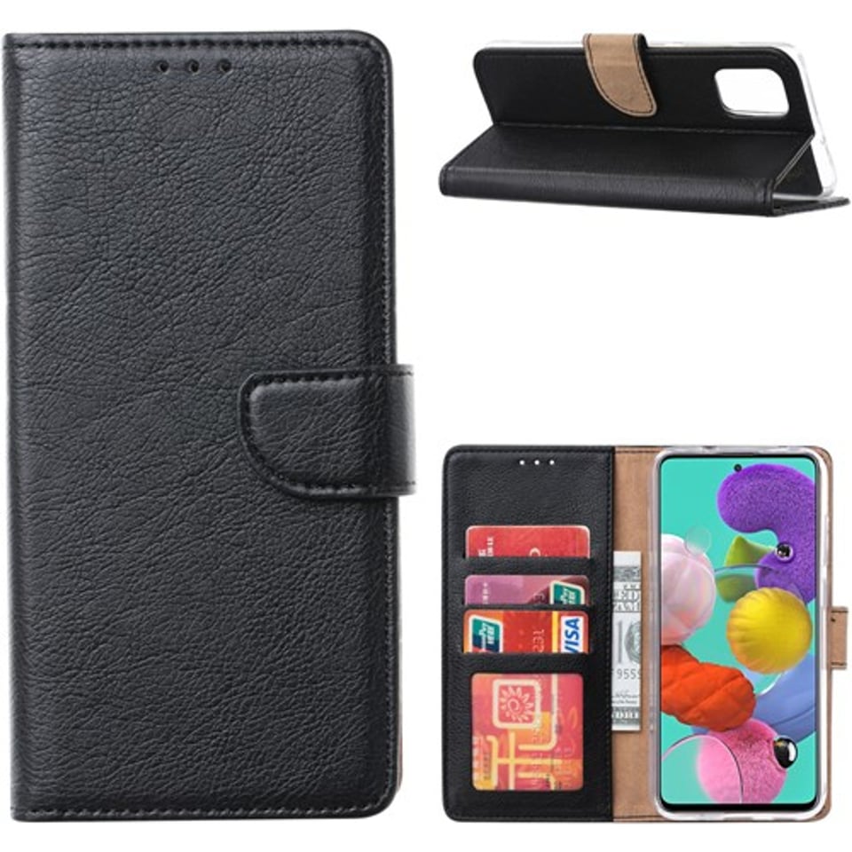 Book Case Samsung Galaxy A51 - Zwart