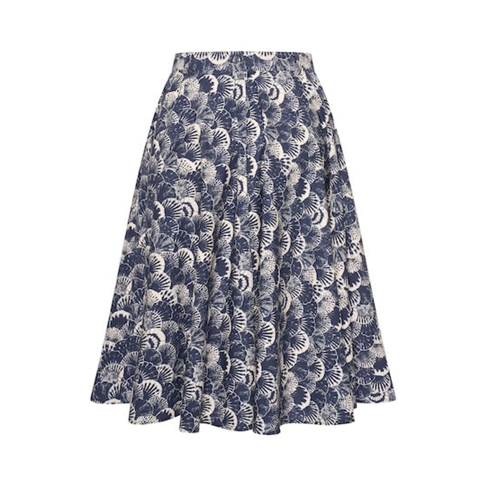 VERY CHERRY Circle skirt Sea Shelly