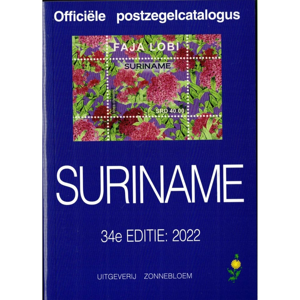 Officiële Postzegelcatalogus Suriname 2022