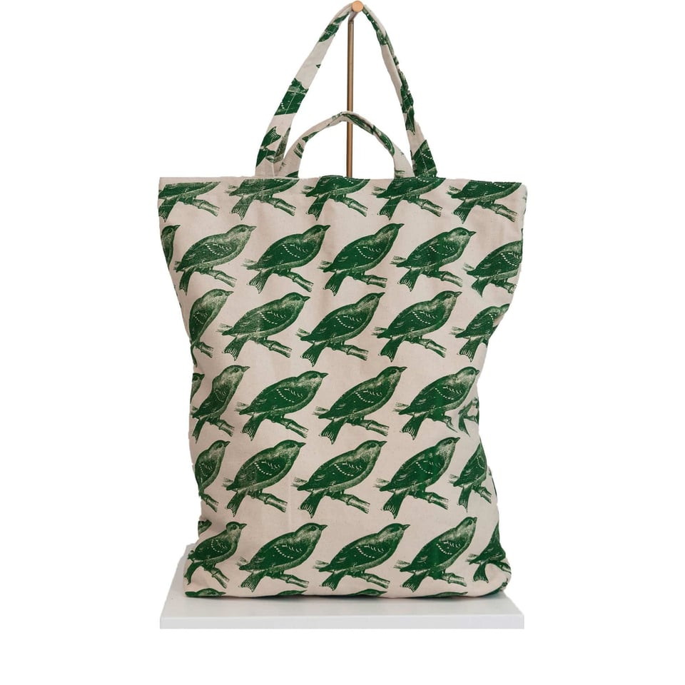 Tote Bag Amsterdam Houses Black