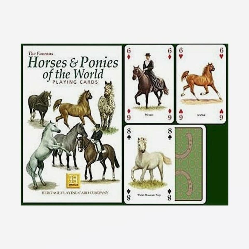 Heritage Playing Cards Speelkaarten Horses