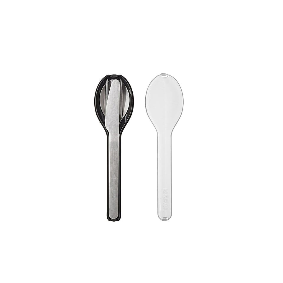 Mepal Bestekset to Go 3-Delig Nordic Black