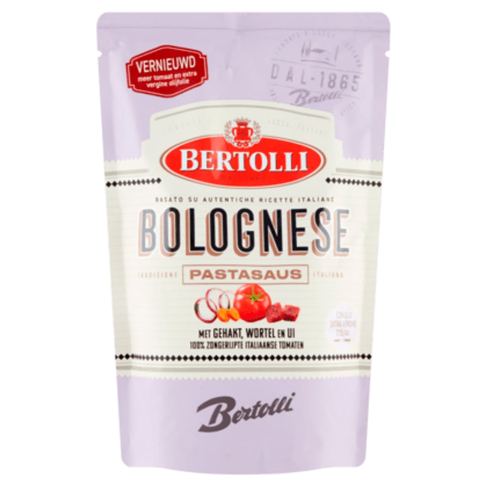 Bertolli Pastasaus Bolognese Zak 460 Gram