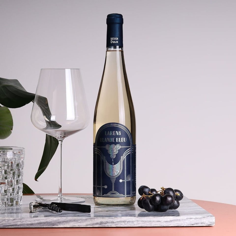 Larens Blanje Bleu - Wijngoed Gelders Laren - Blanc De Noir