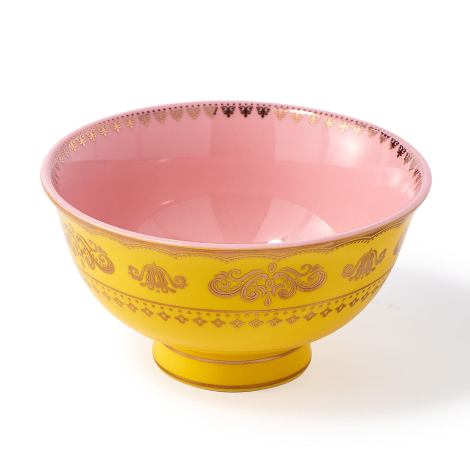Schaaltjes Grandpa Bowl Multicolor Porselein 12x6cm Set Van 4