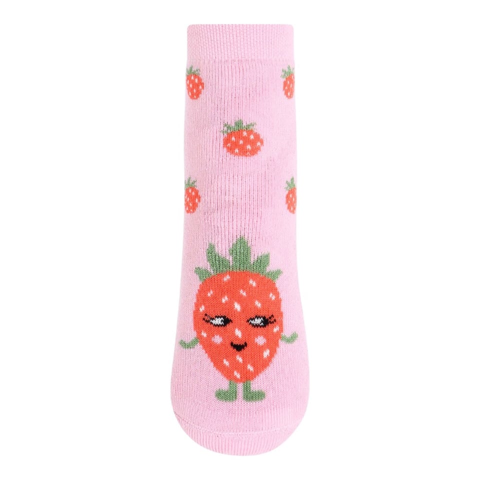 Mp Denmark Melton Strawberry Socks Anti-Slip Pink Nectar 22180 126