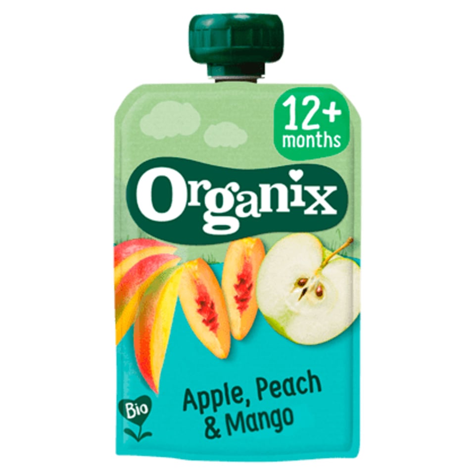 Organix Apple Peach & Mango 12+