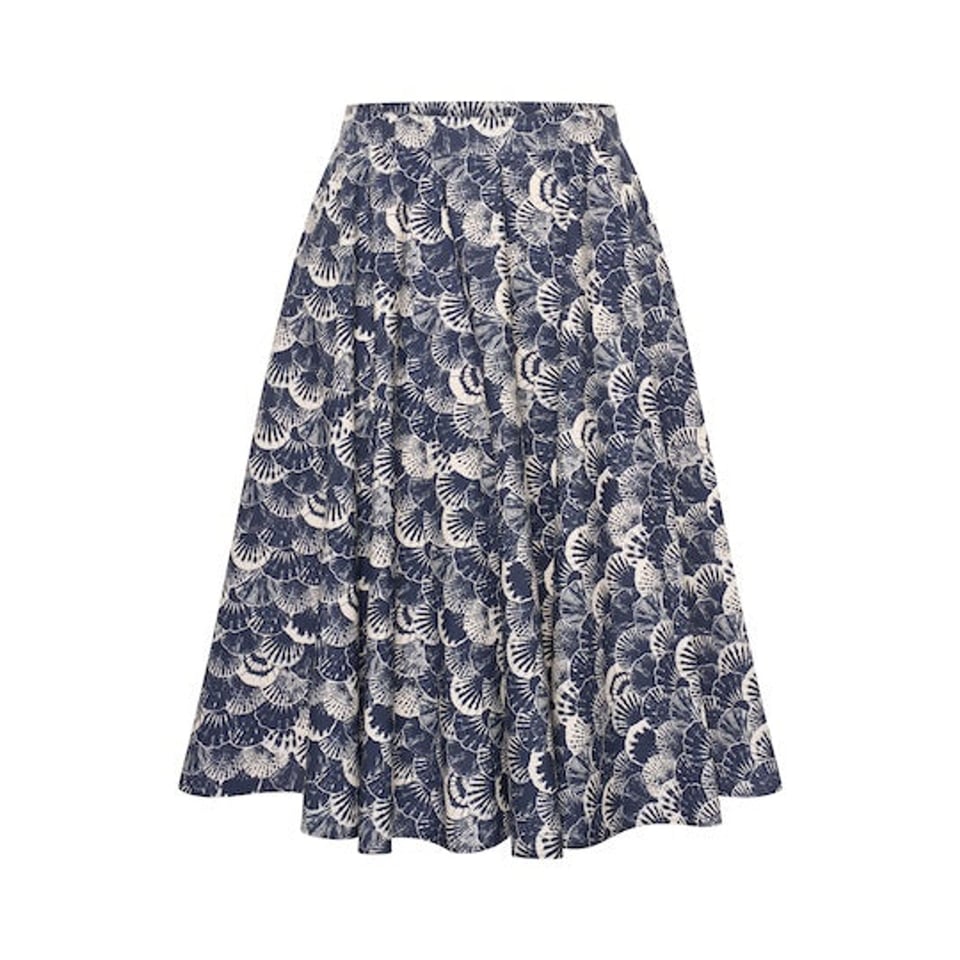 VERY CHERRY Circle skirt Sea Shelly