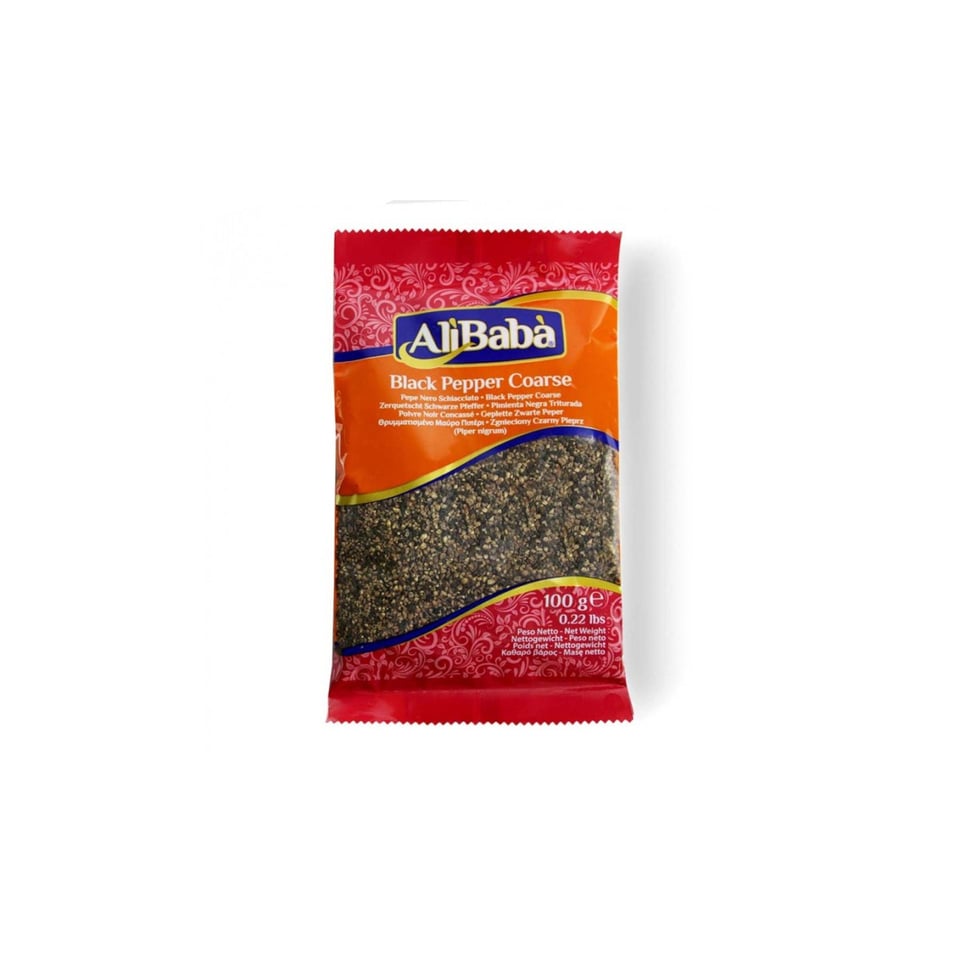 Ali Baba BLACK PEPPER COARSE 100 Grams