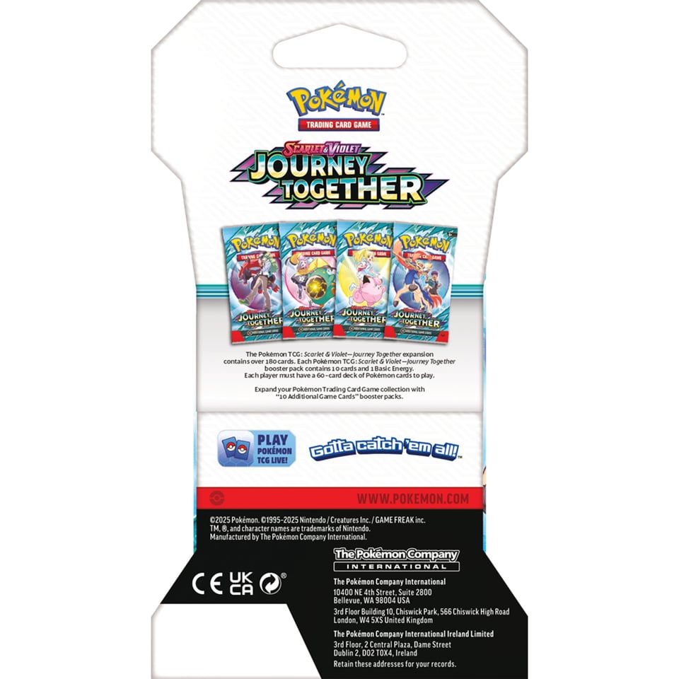 Pokémon Scarlet & Violet Journey Together Sleeved Boosterpack