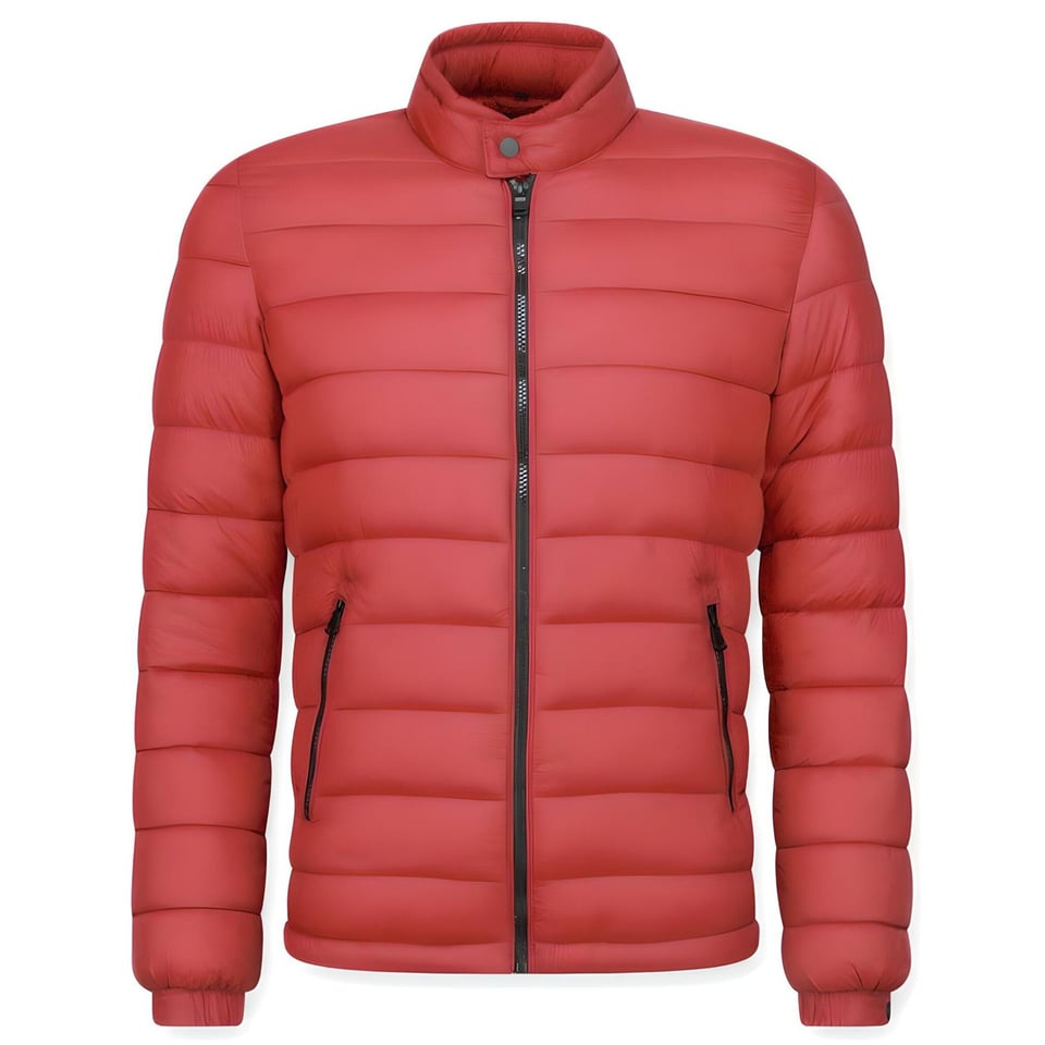 Winterjas Rood Heren - Jacks Voor Mannen - PI-7027R - Rood