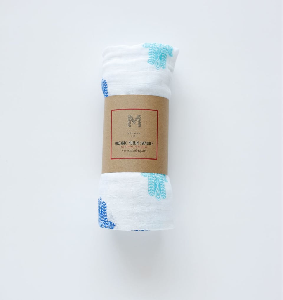 Malabar Baby Swaddle Hamsa