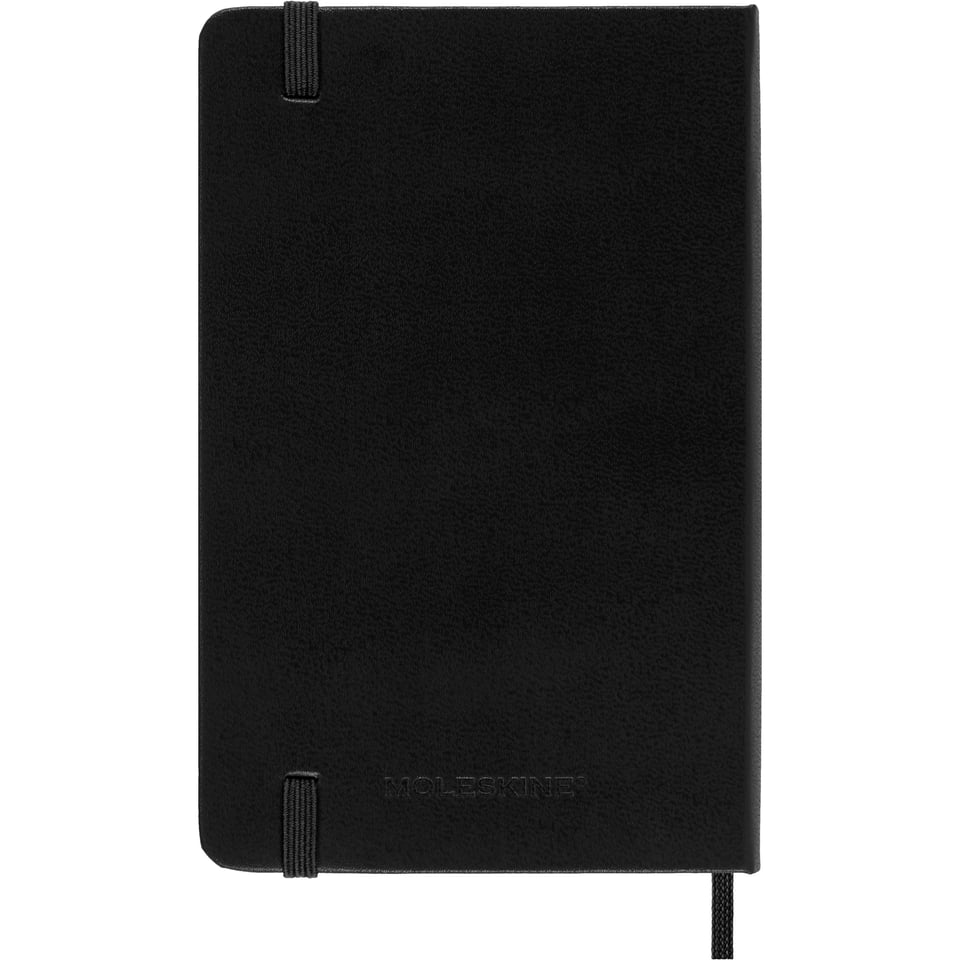Moleskine 2024 diary hardcover pocket week on 2 pages - black