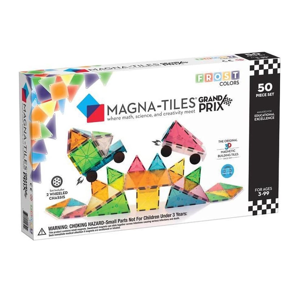 Magna-Tiles GrandPrix - 50 Pcs