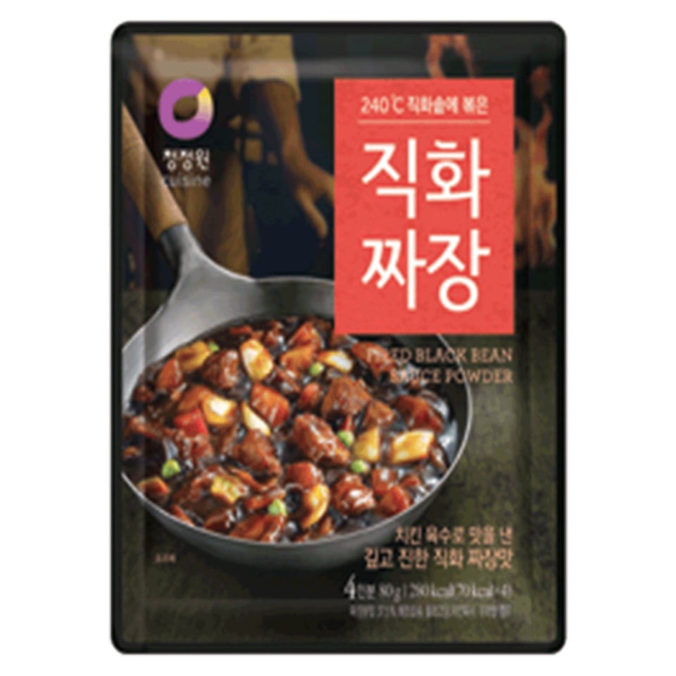 Korean  Fire-Roasted Jajangmyeon Powder Chung Jung One 80g