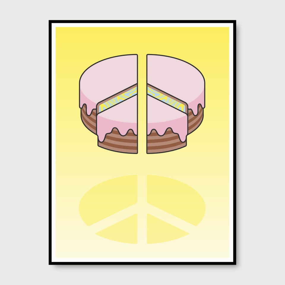 Art Print Peace of Cake