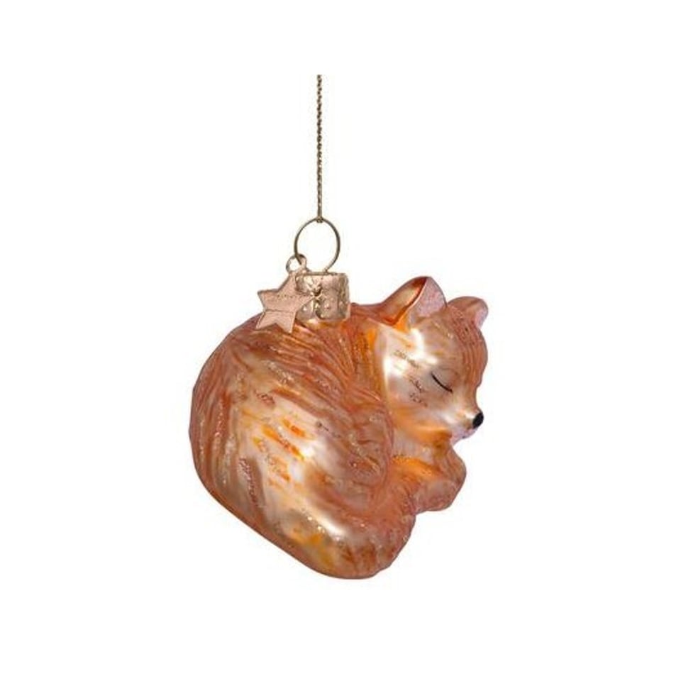 Kerstbal Slapende Kat