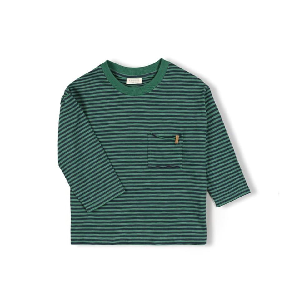 Nixnut Drop Shirt Navy Stripe