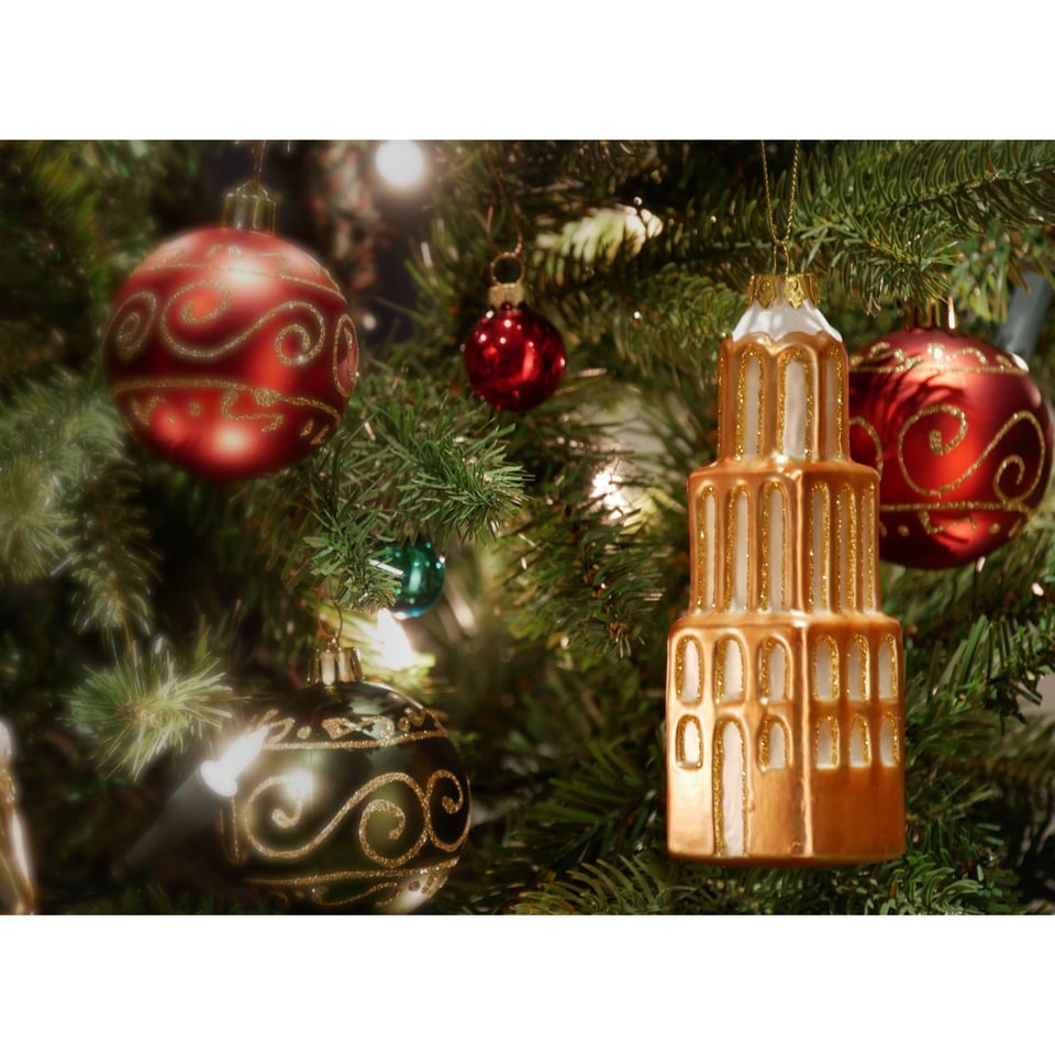 De Ballen Uit Utrecht Kerstbal Domtoren Goud
