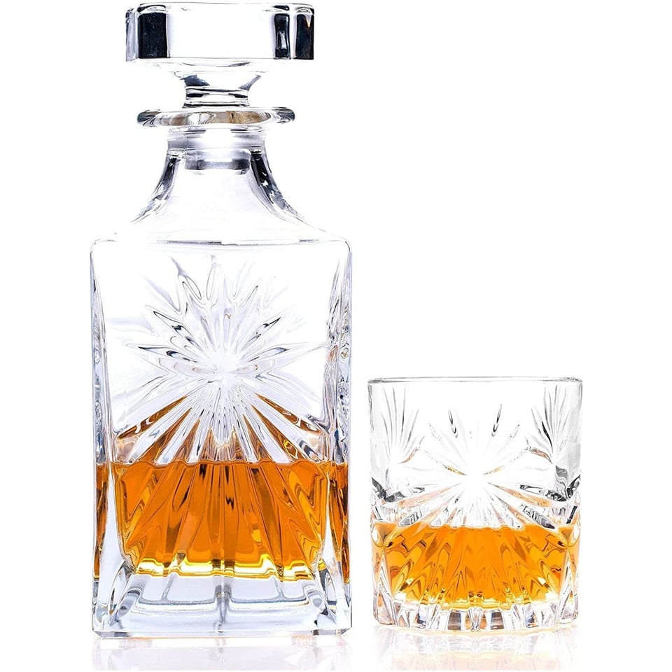 Whisky Karaf Oasis Bottiglia Quadra - 850 ml