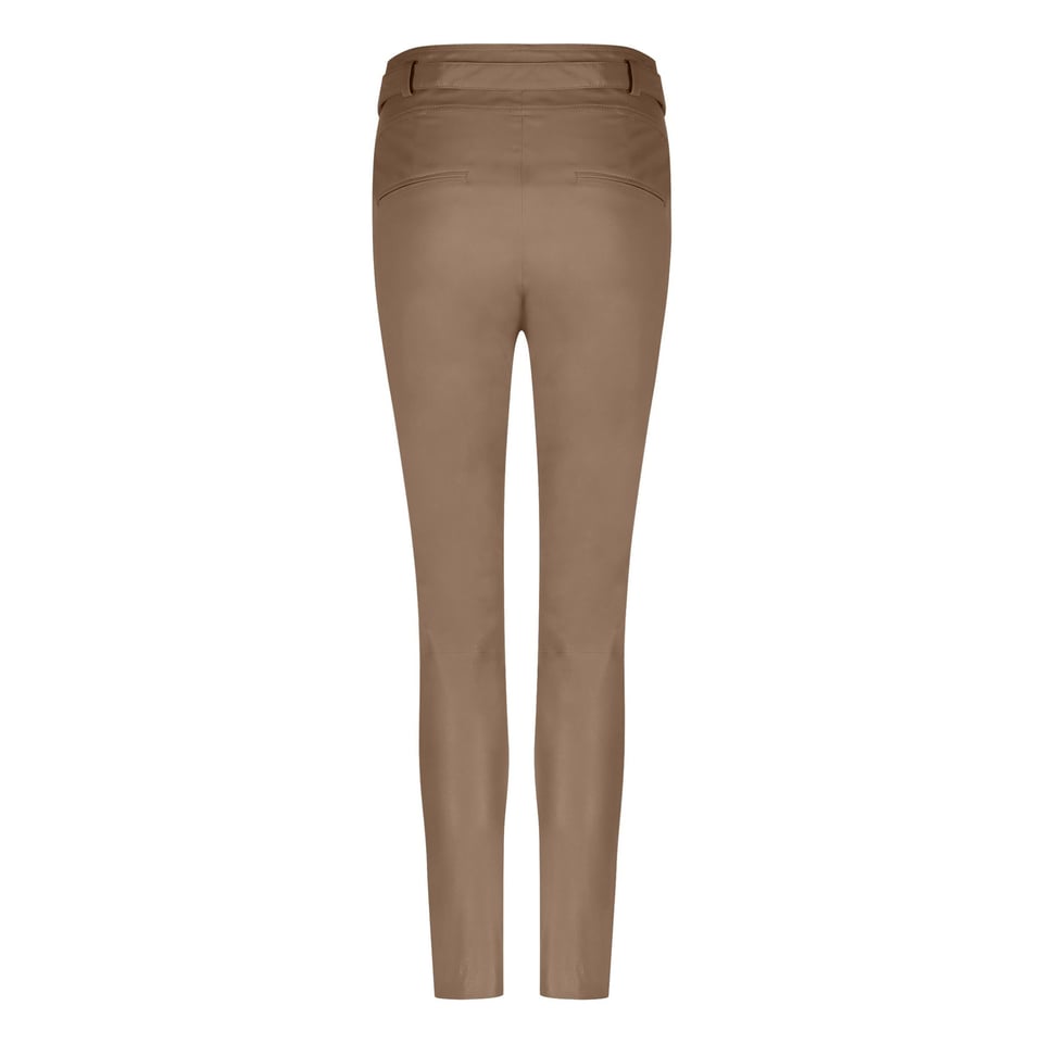 DNA Ann Leather Pant - Camel