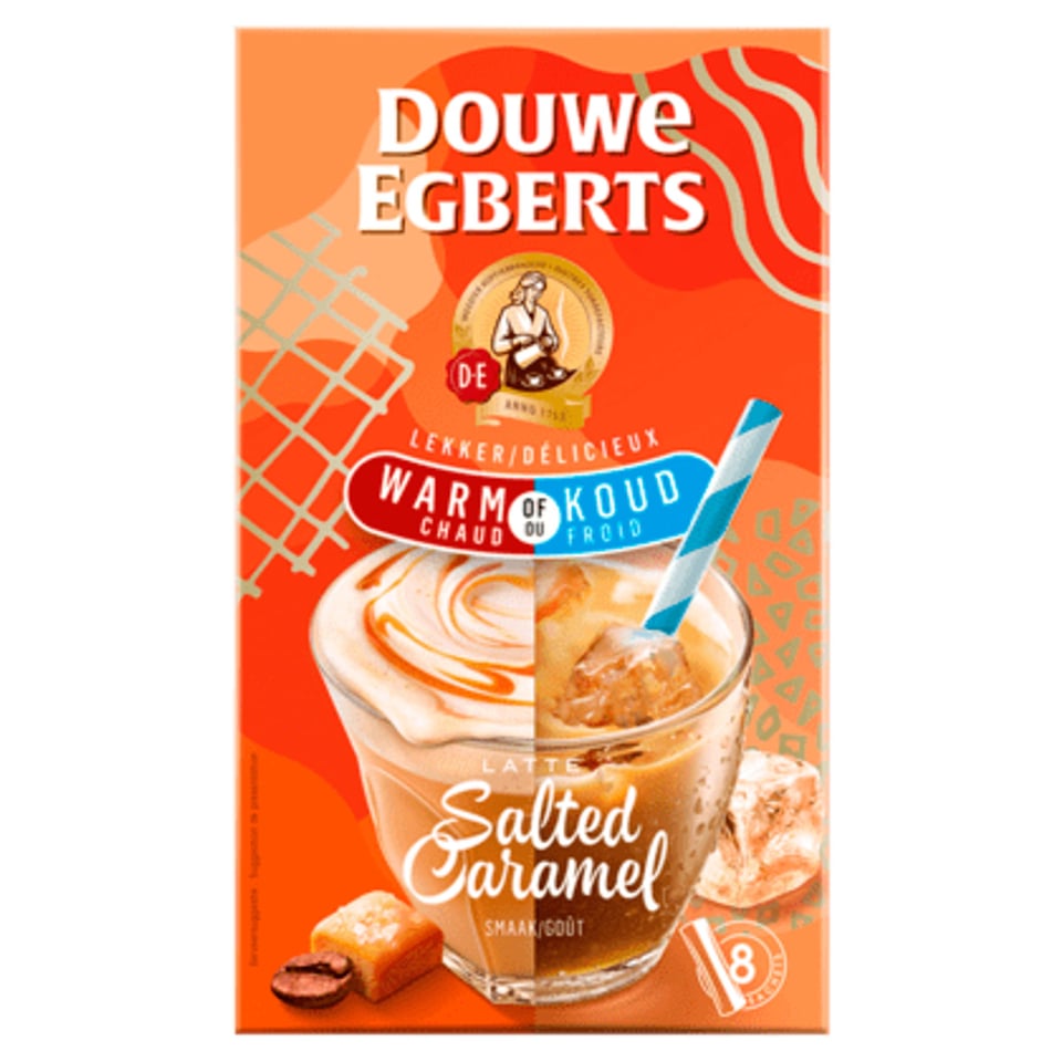 Douwe Egberts Oploskoffie Salted Caramel