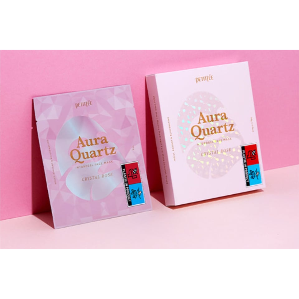 Aura Quartz Hydrogel Face Mask Crystal Rose