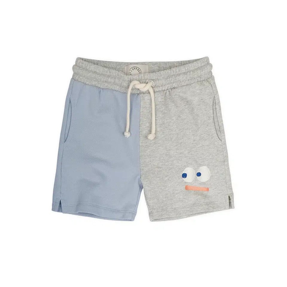 Sproet & Sprout Bermuda Shorts Colourblock Misty Blue