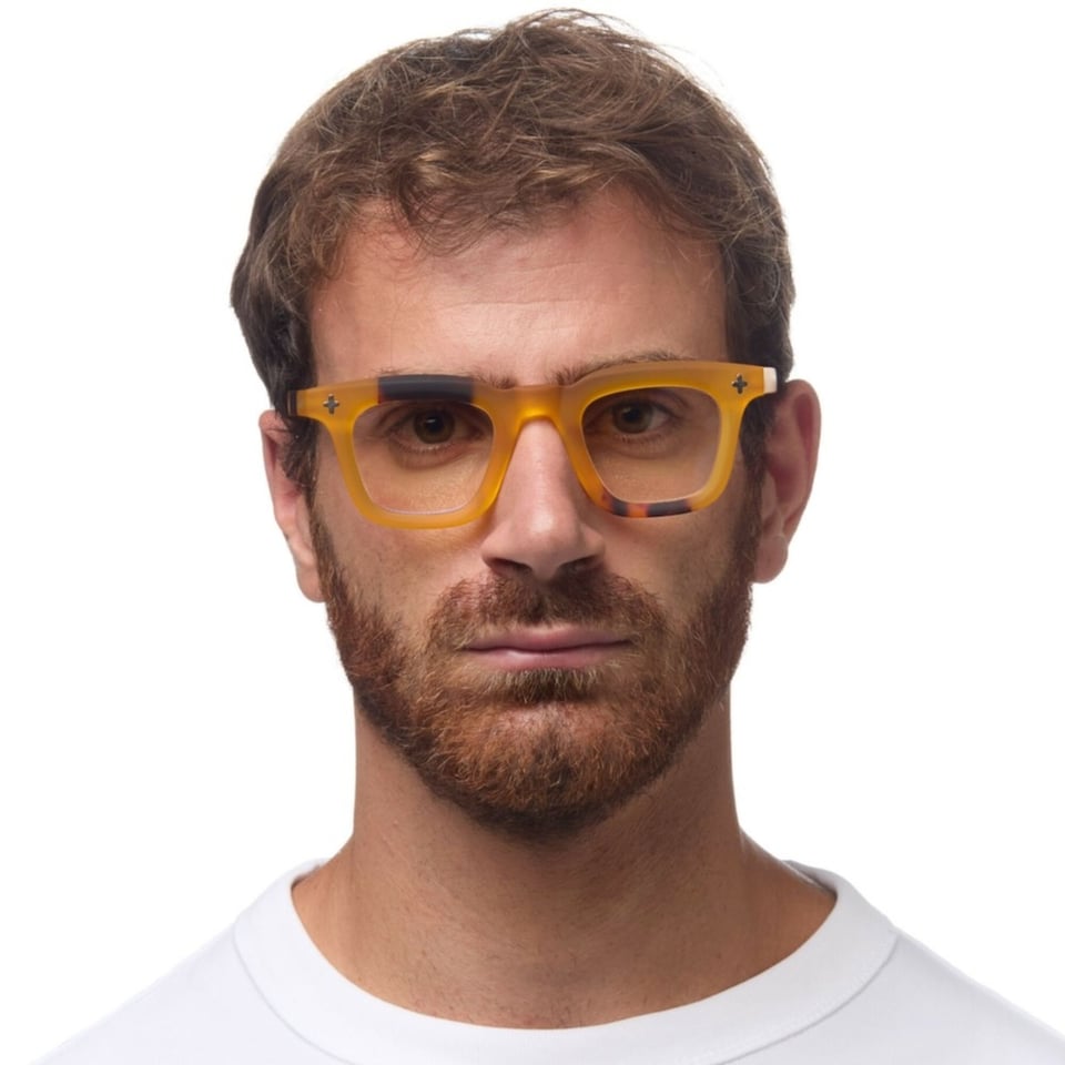 Leesbril FIRENZE Square Yellow Havana OK058Y3H