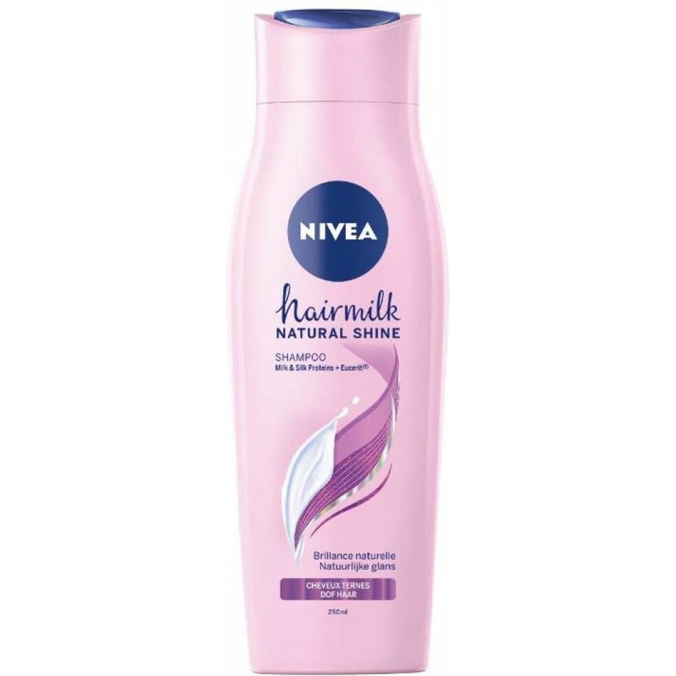 Nivea Hairmilk Natural Shine Shampoo 250 Ml