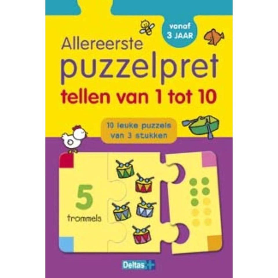 Allereerste Puzzelpret - Tellen Van 1 Tot 10