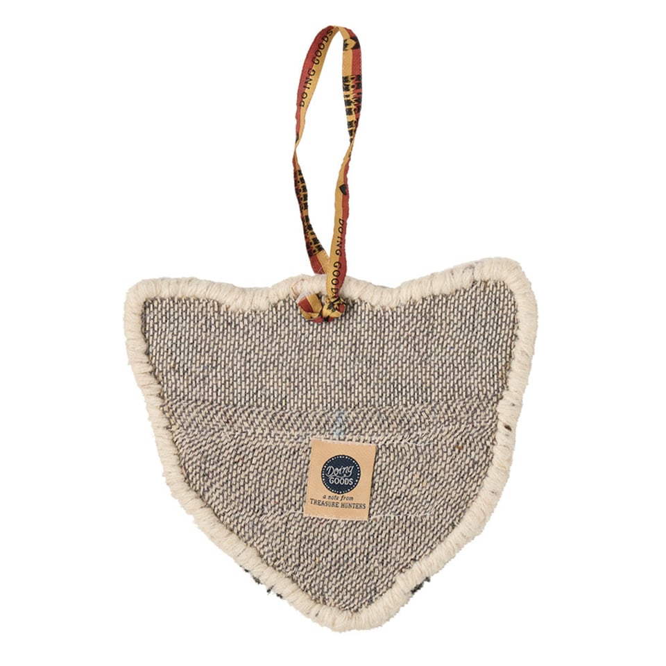 Hanger Lilly Luipaard Lila Wol 21x18cm