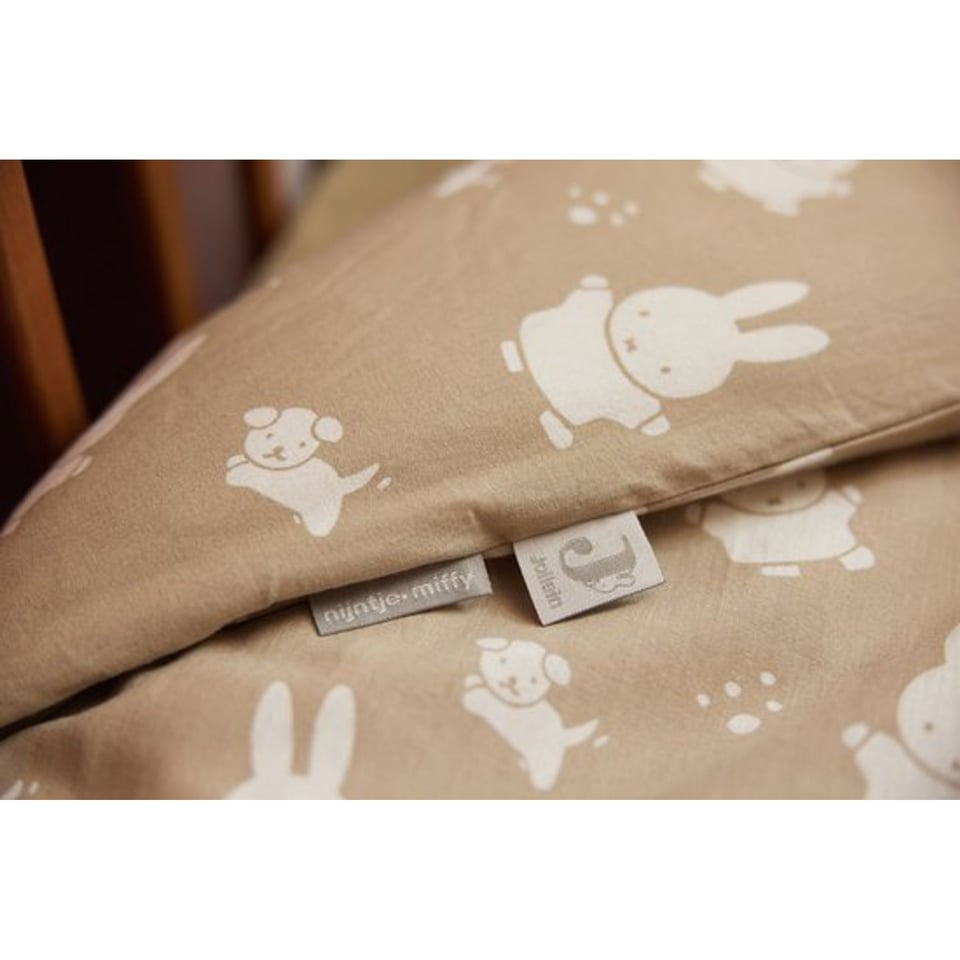 Jollein Dekbedovertrek Baby Miffy & Snuffy Olive Green