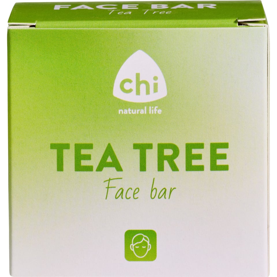 Tea Tree Face Bar - Vette & Onzuivere Huid