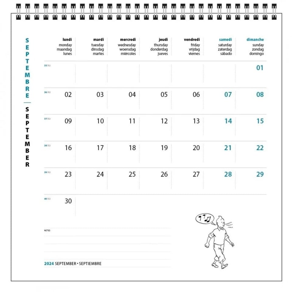 Kuifje Kalender 2024