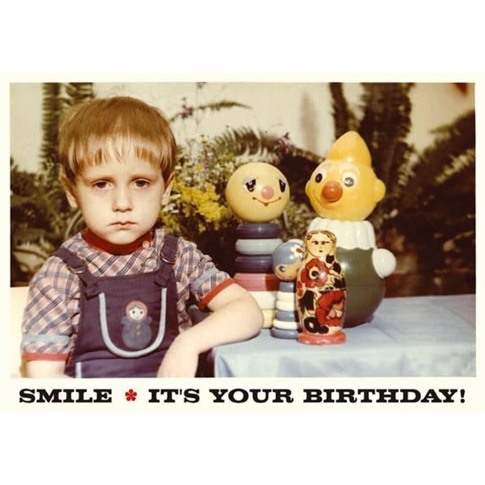 Postkaart - Smile It's Your Birthday