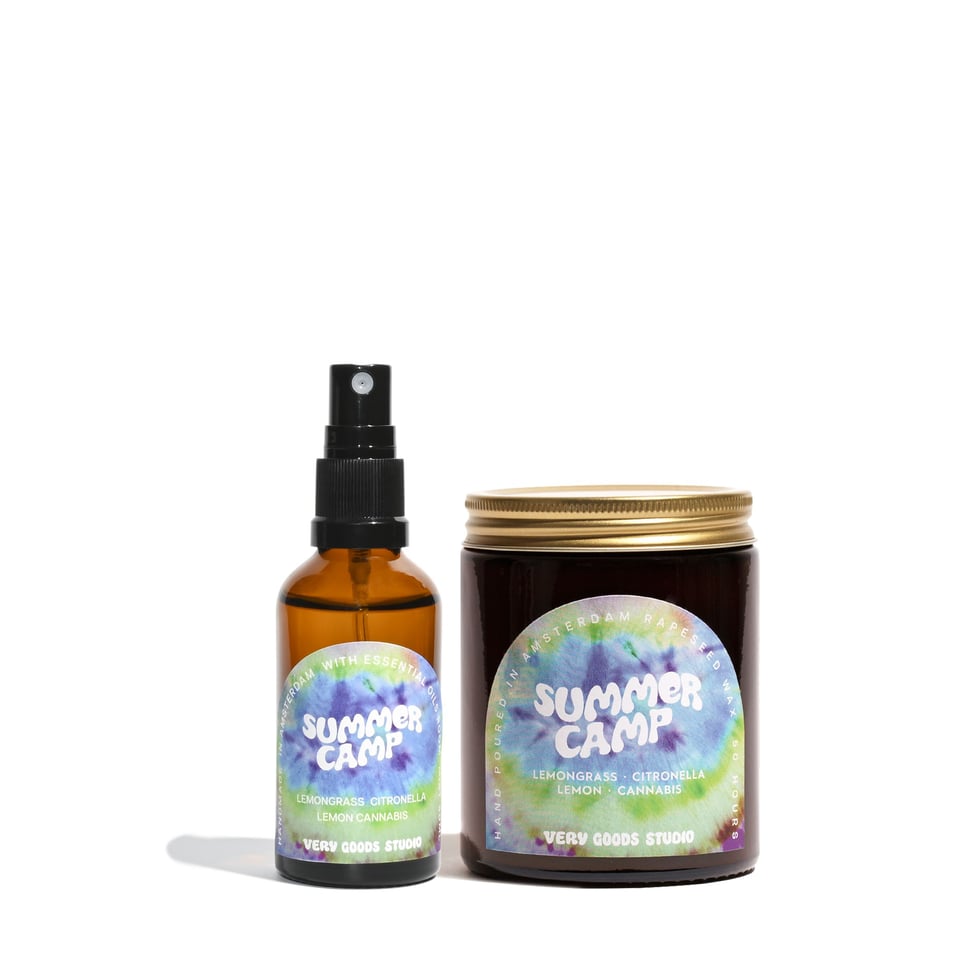 Summer Bundle - Summer Camp - Rapeseed Candle + Room Spray