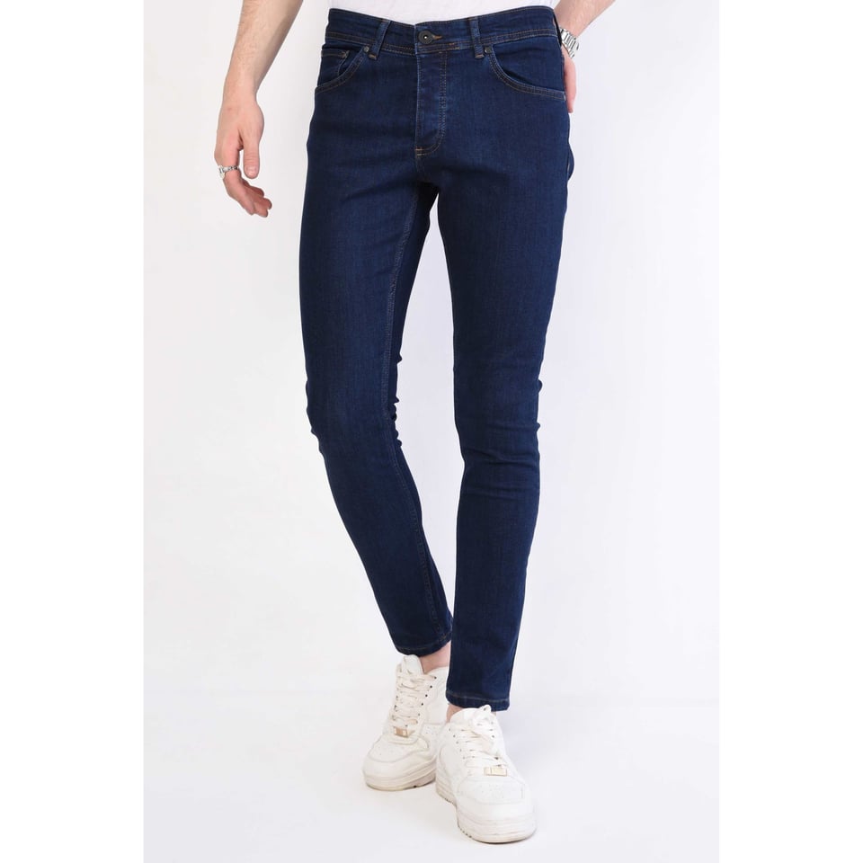 Klassieke Spijkerbroek Heren Slim Fit - DP/S-57 NW - Blauw