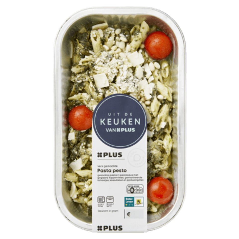 Uit De Keuken Van PLUS Pasta Kip Pesto