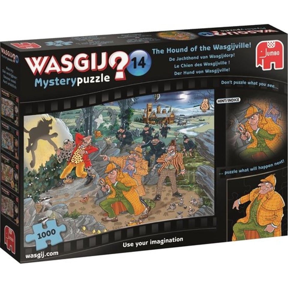 Wasgij Mystery Puzzel 14 De Jachthond Van Wasgijdorp 1000 S