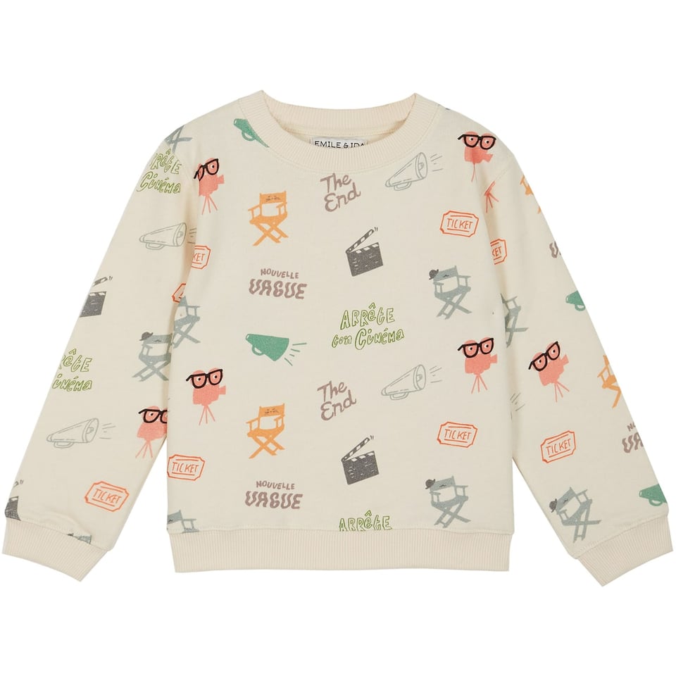 Emile Et Ida Sweatshirts Ecru Cinema