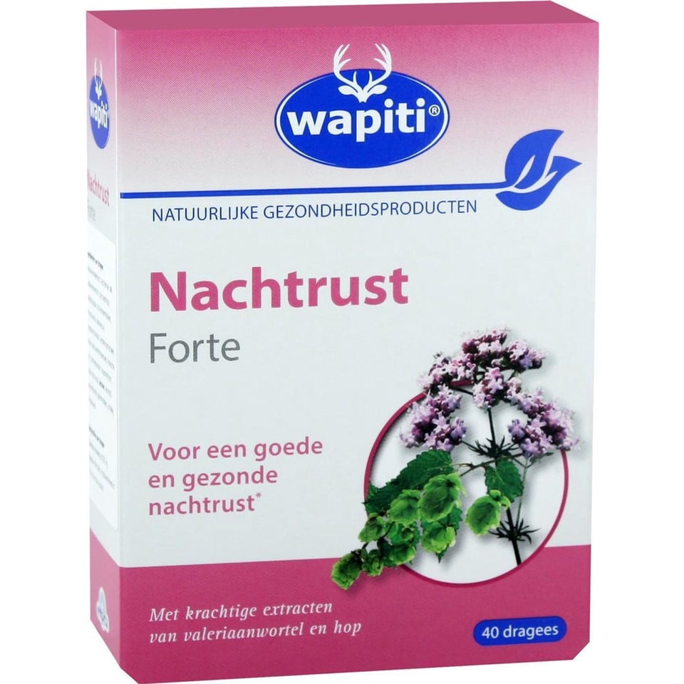 Wapiti Nachtrust Forte - 40 Tabletten - Voedingssupplement