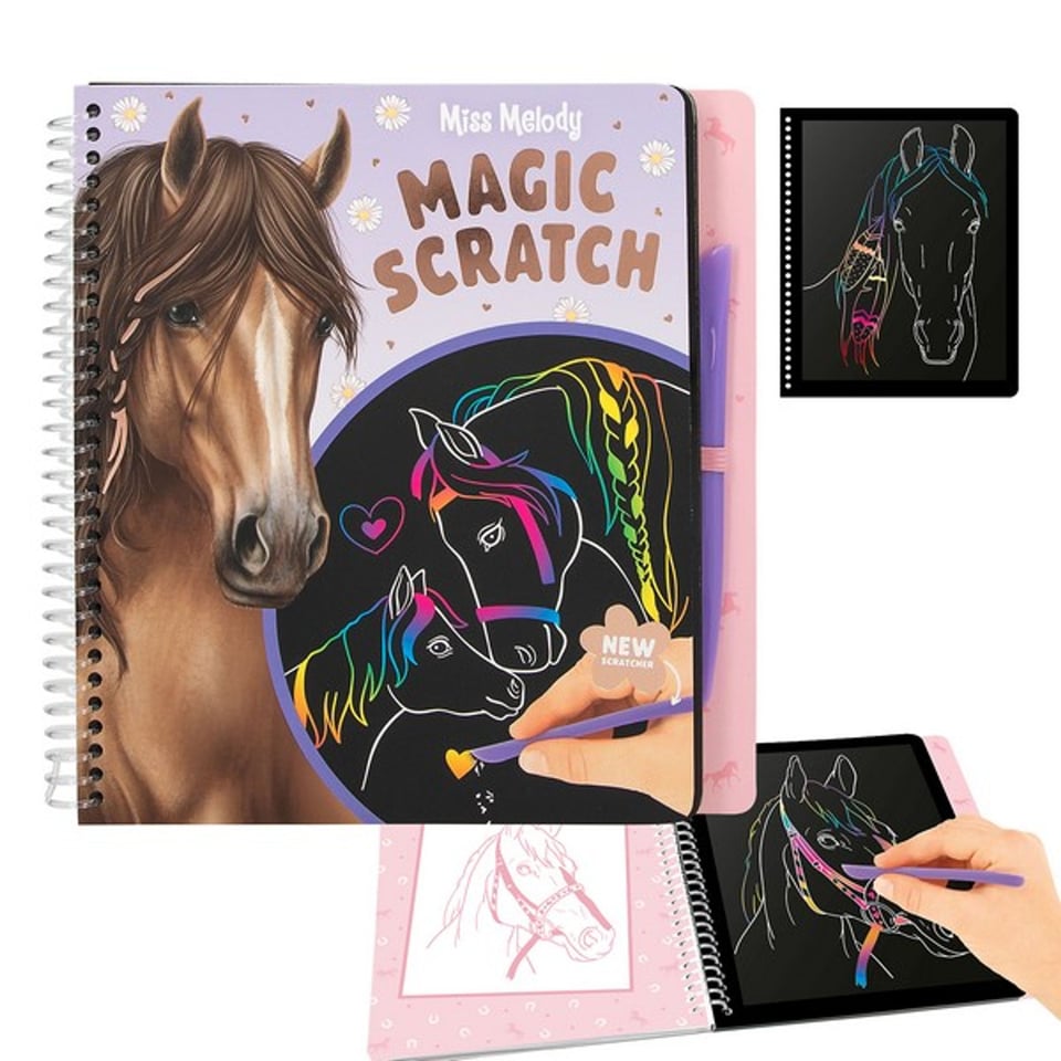 Miss Melody Magic Scratch Kleurboek